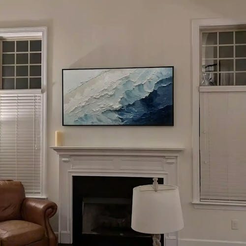 Modern Ocean Waves Wall Art - Deepshore