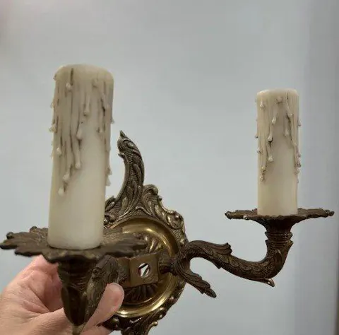 Resin Candle Cover - Candelabra with Drips