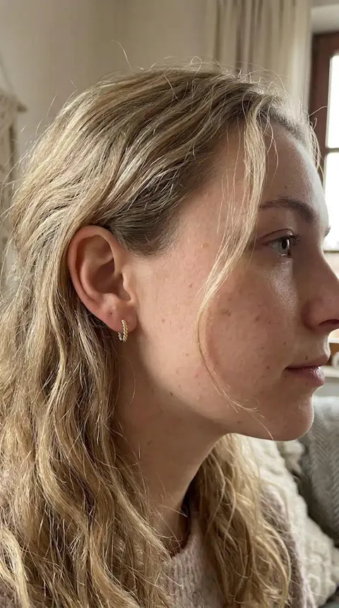 Rory Twisted Rope Huggies