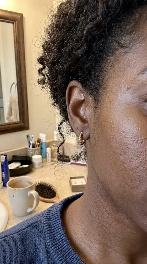 Rory Twisted Rope Huggies