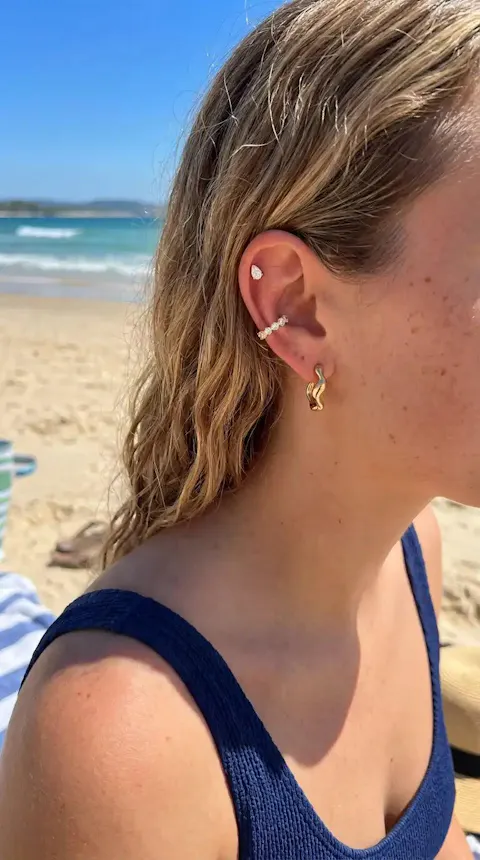 Nola Organic Wave Hoops