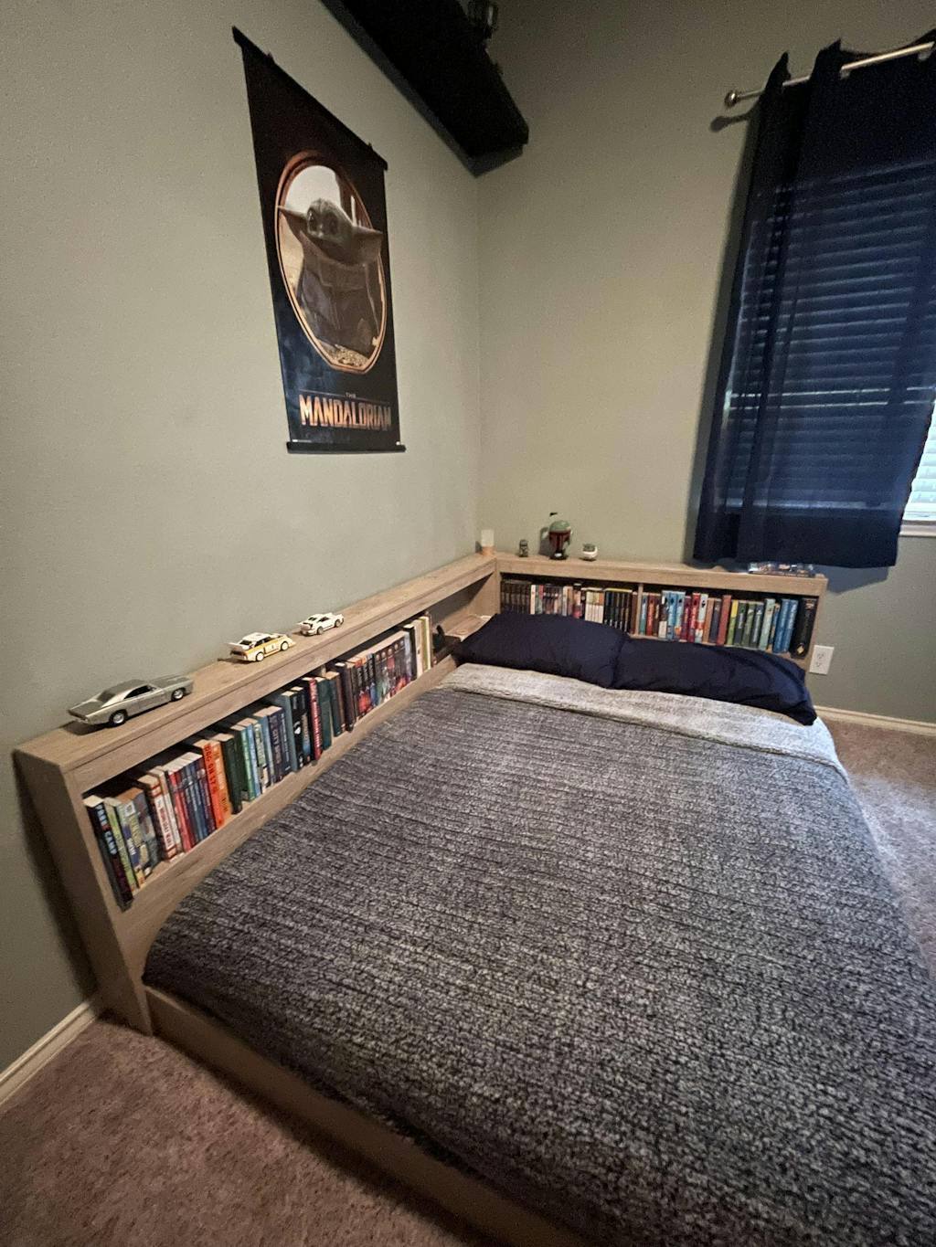 Oliah Natural Full Bookcase Storage Bed from Ashley Luna Furniture