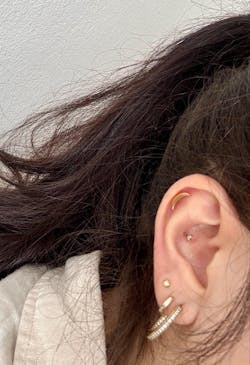 Athina · Sterling Silver Cartilage Piercing