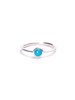 Cleo Turquoise Birthstone Stacking Ring
