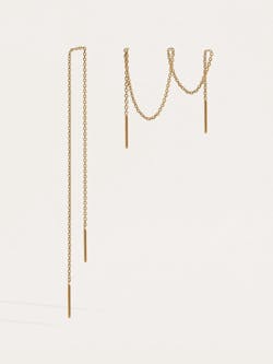 Luminous Adjustable Ear Thread Earrings