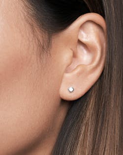 Bastia Square Stud Earrings