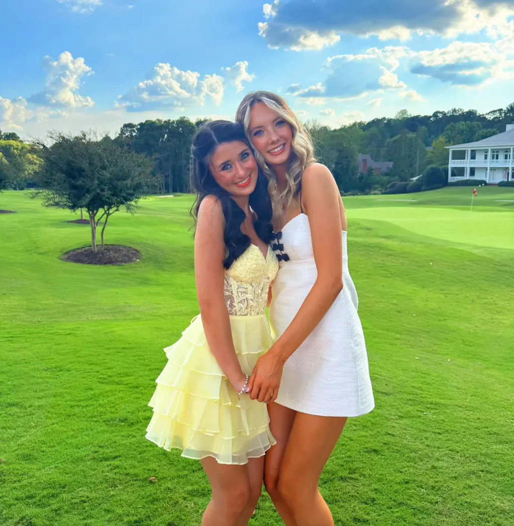 Stunning Sweetheart Lace-Up A-Line Short Homecoming Dress main image 0
