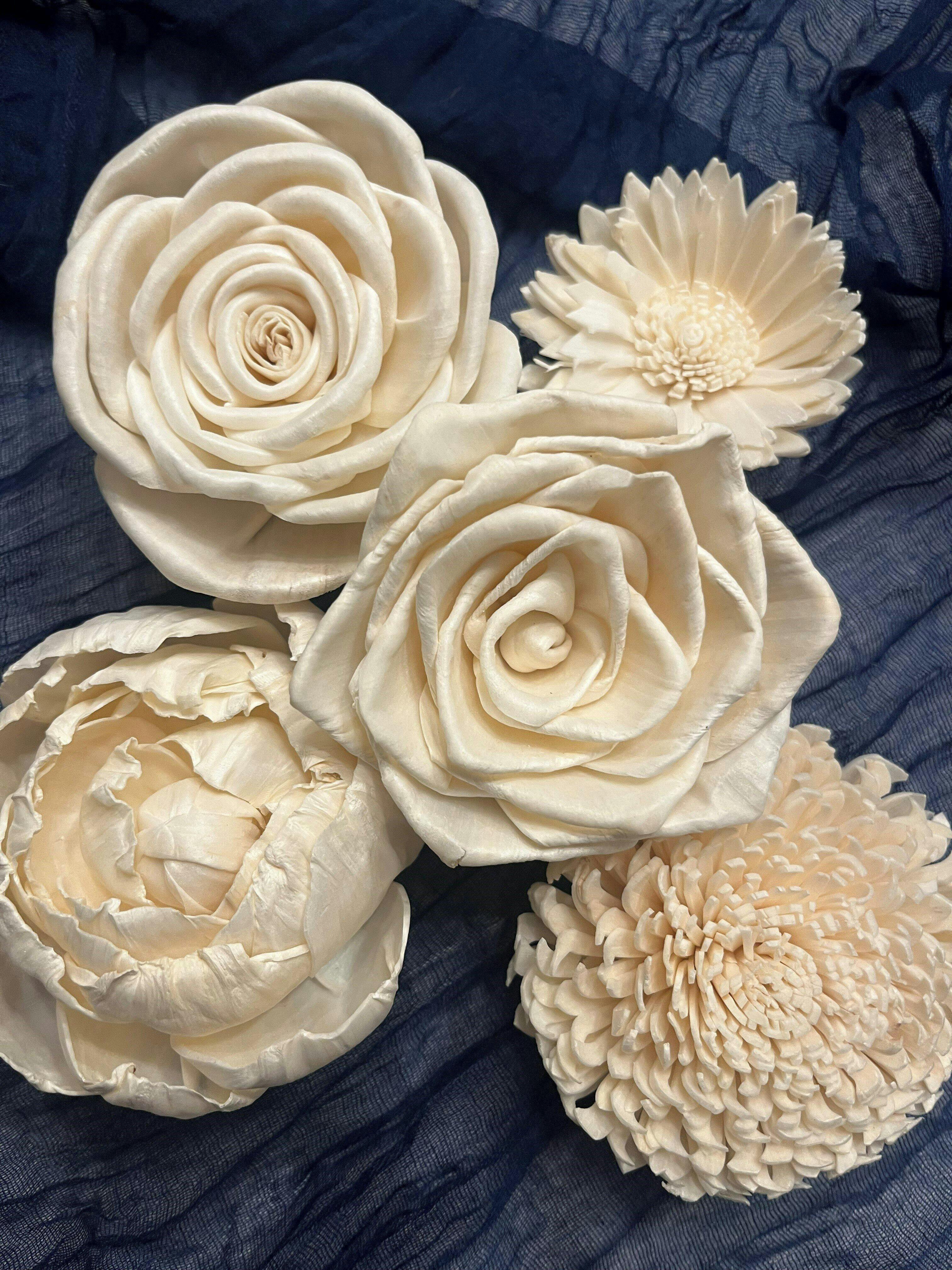 Sola Wood Flowers - Sola Flower Random Assortment (Raw) - 200 Pack