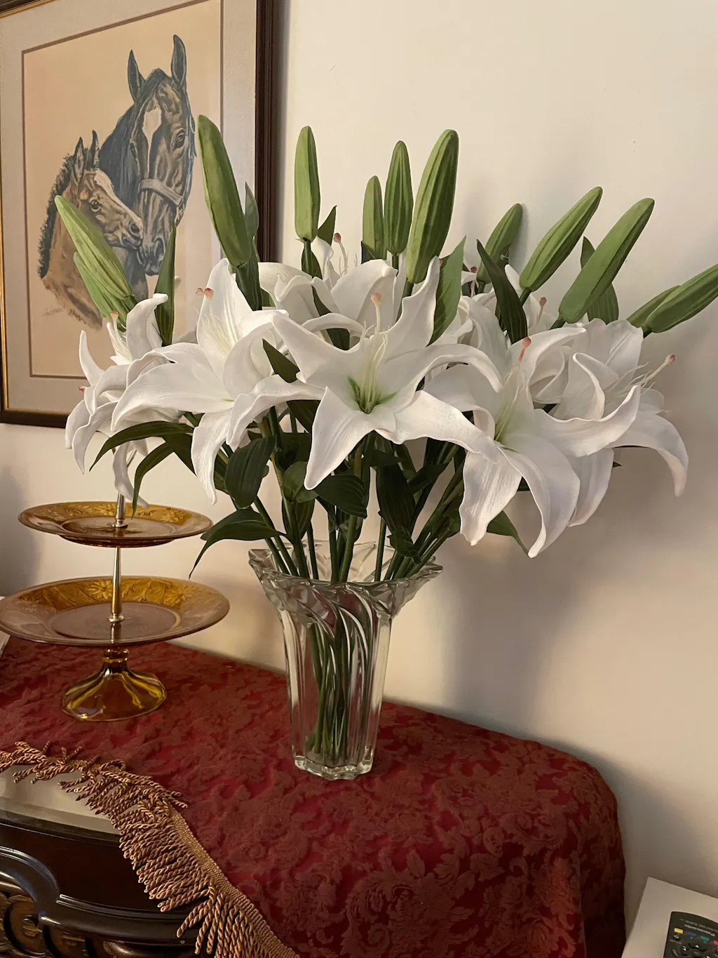 Faux White Asiatic Lily | Real Touch | Luv Sola Flowers