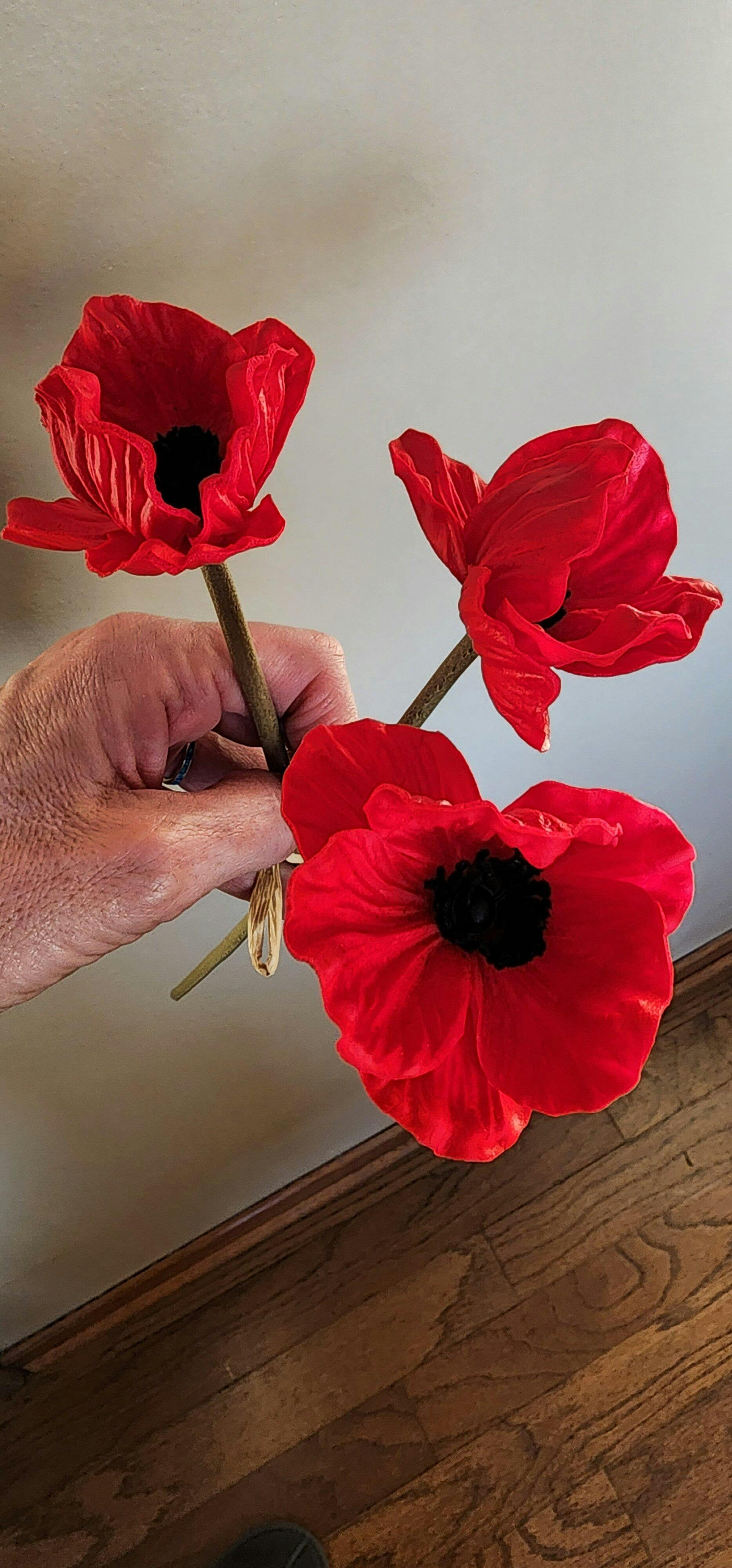 Faux White Anemone Stems | Real Touch | Luv Sola Flowers
