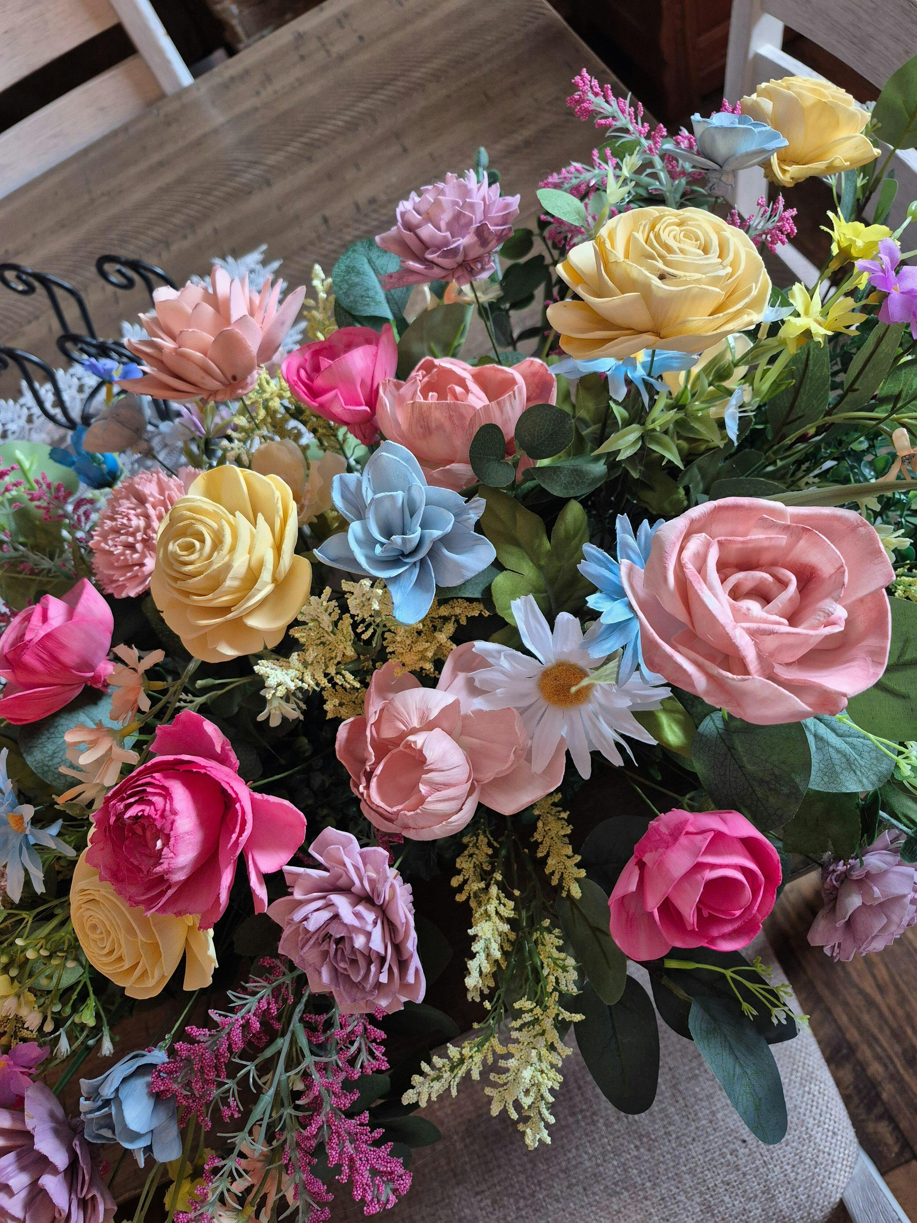 Sola Wood Flower Assortment | 200-Pack Raw | Luv Sola Flowers