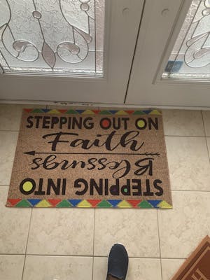 Personalized As For Me And My House Christian Doormat