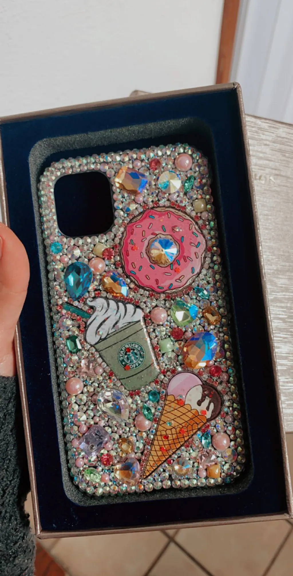 Florescence Bling Swarovski Crystal Card Case