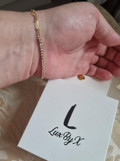 Paperclip Tennis Bracelet