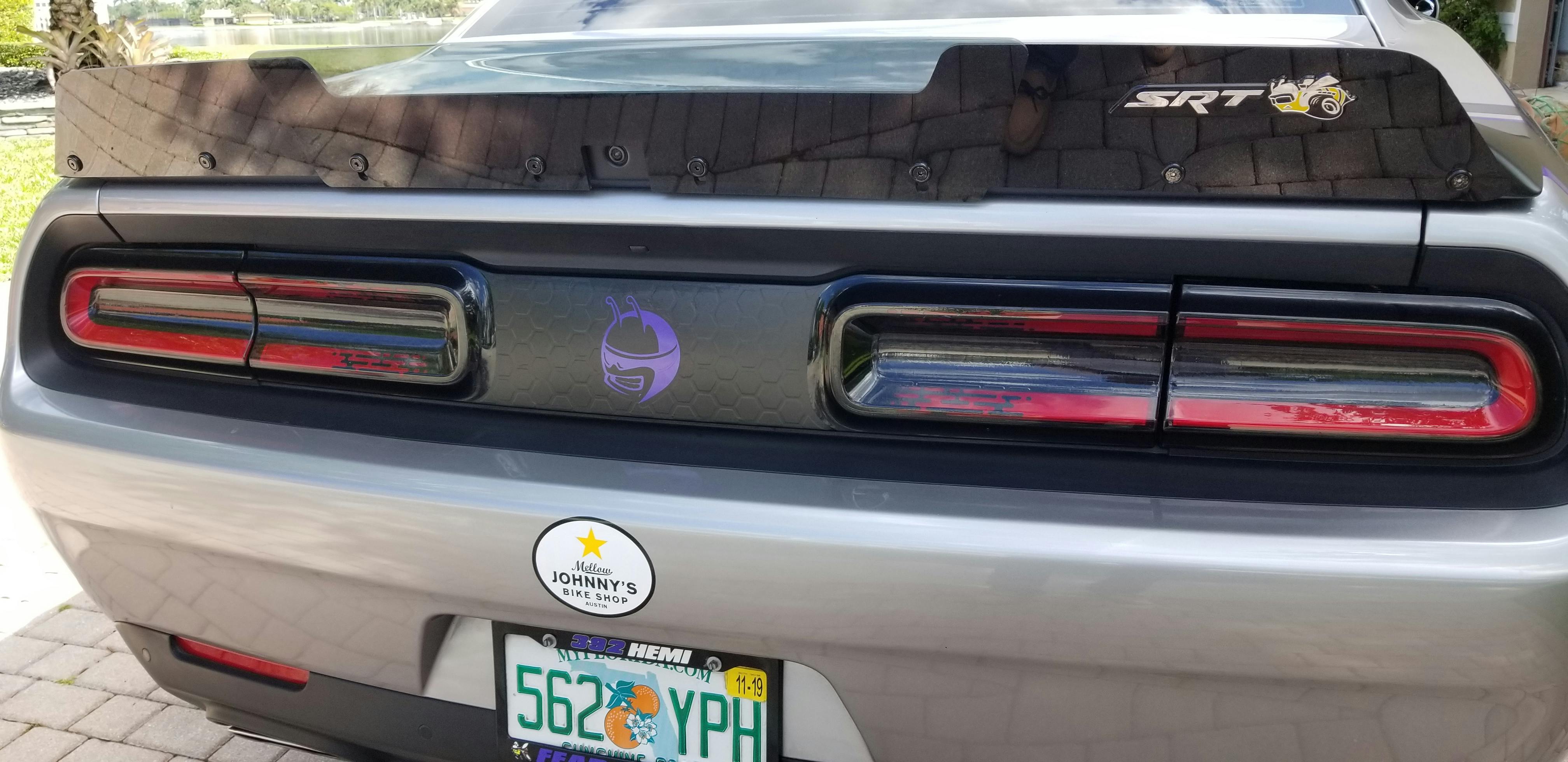 2015+ Challenger Tail Light Tint Kit Type 1 (Center Overlays)