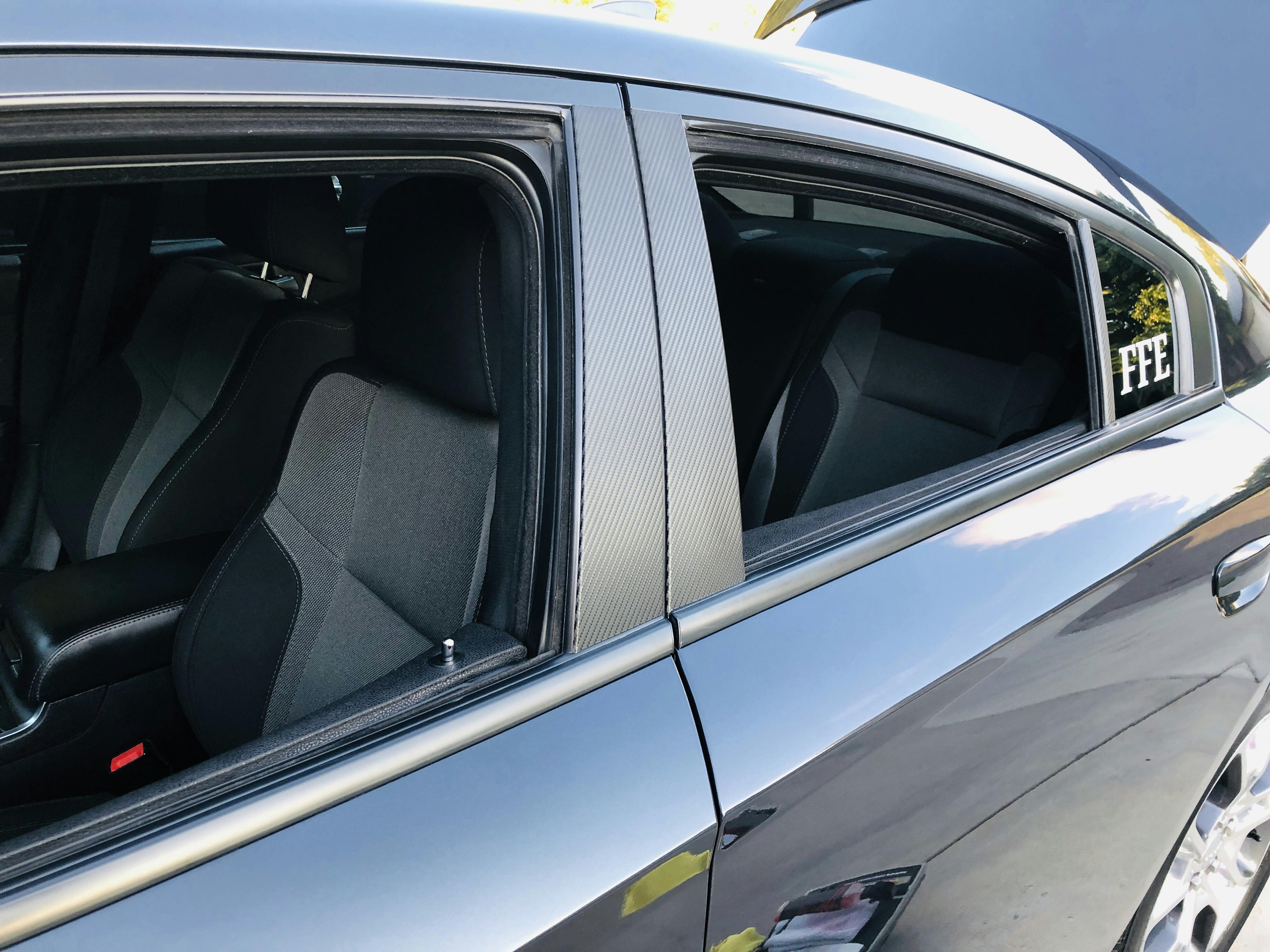 2011+ Dodge Charger Door Pillar Wrap Kit