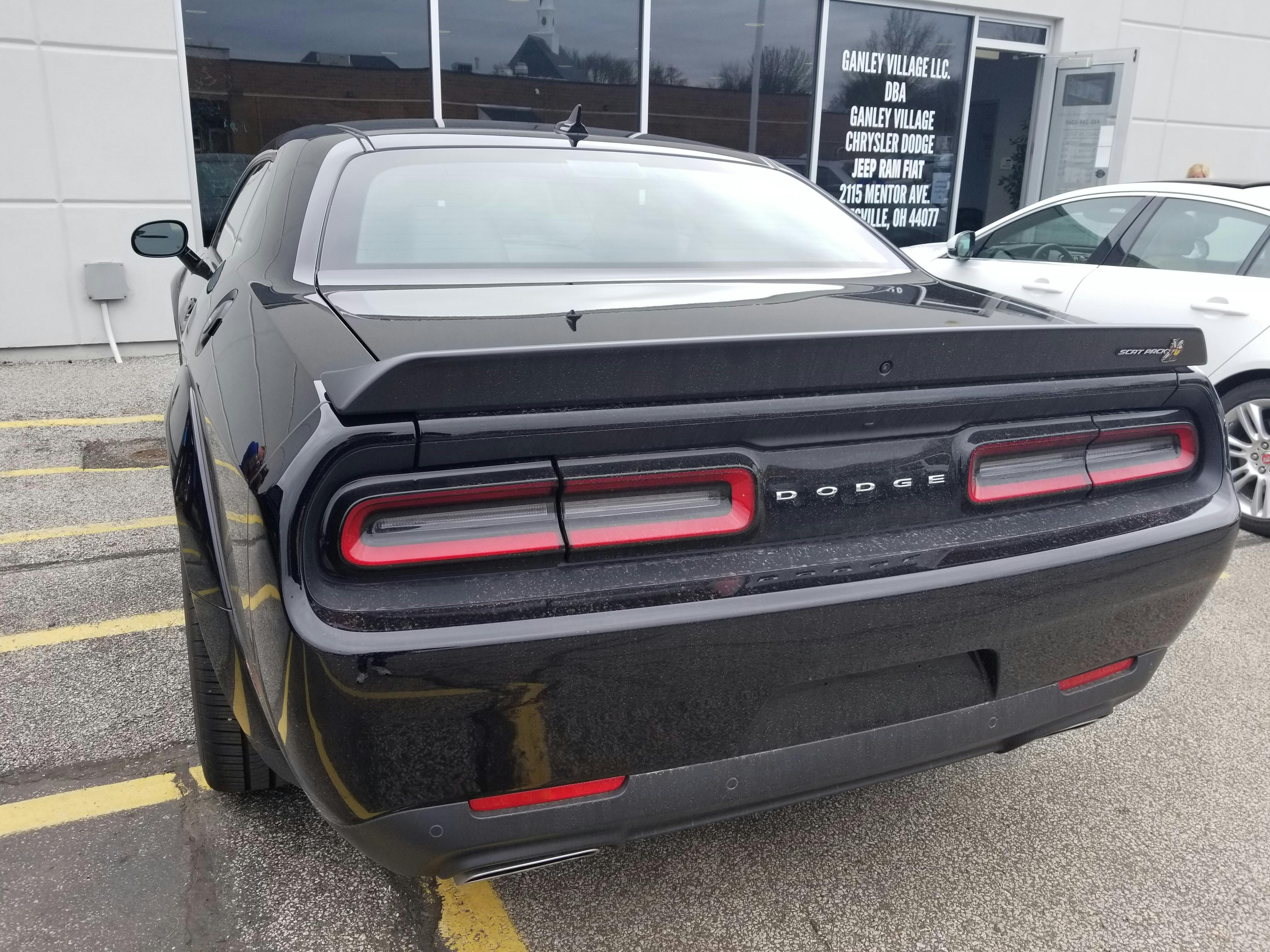 Dodge challenger back