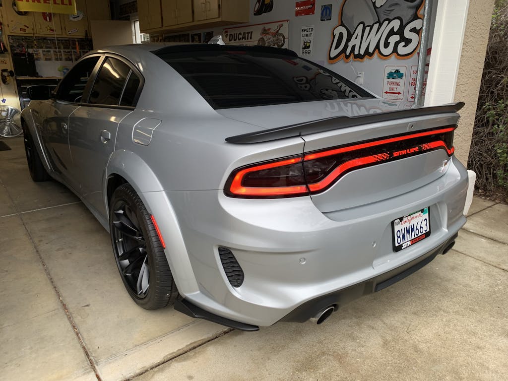 Charger Racetrack Taillamp Decal - Type 1 (Text) — Luxe Auto Concepts