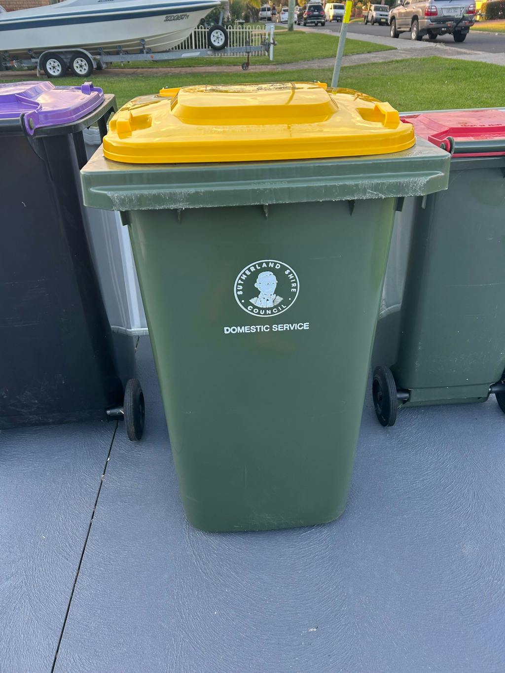 Wheelie Bin Cover - Beige - 240L