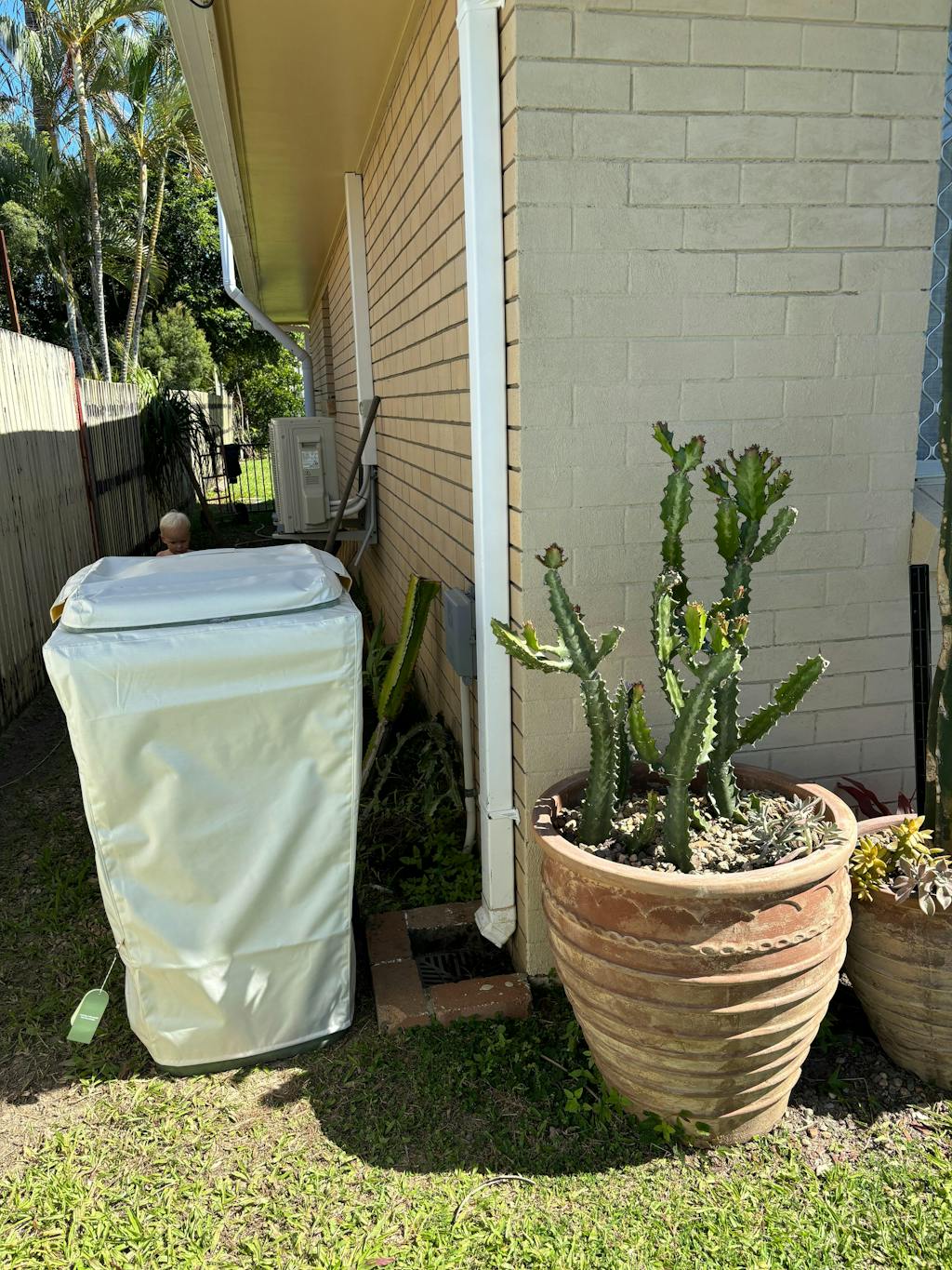 Wheelie Bin Cover - White - 240L