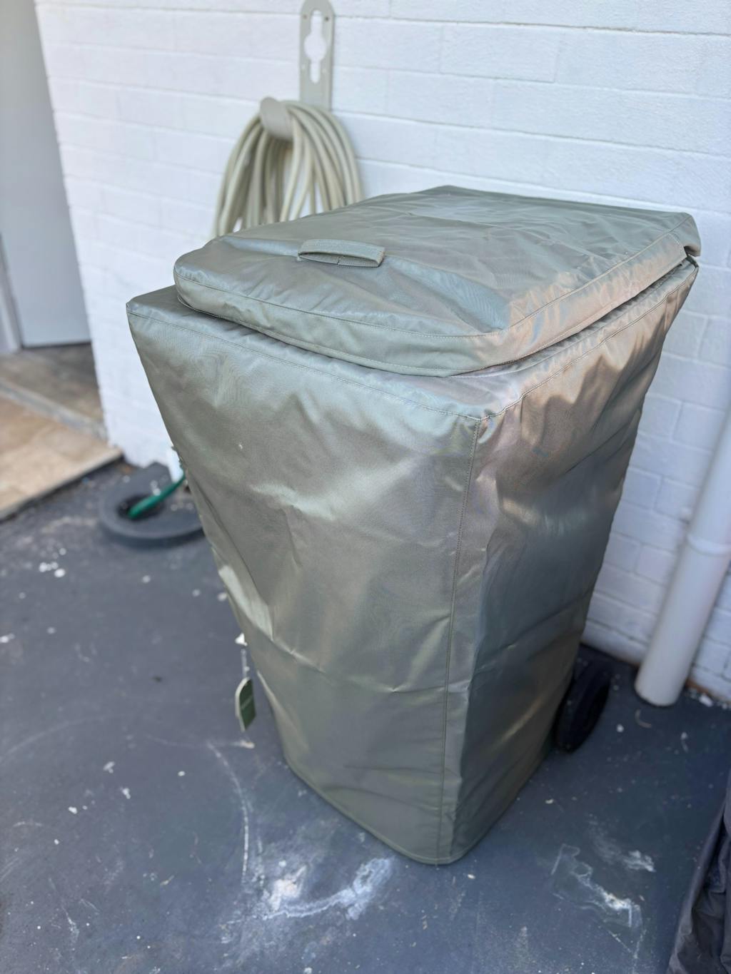 Wheelie Bin Cover - Sage Green - 240L