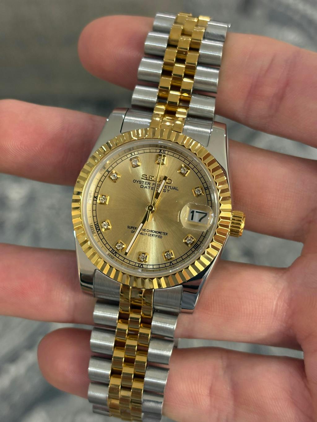 SEIKOJUST︱GOLD DIAMOND