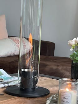 Fire Table Top Luxury Bioethanol – Elegant Swirling Flame for Indoor & Outdoor Use