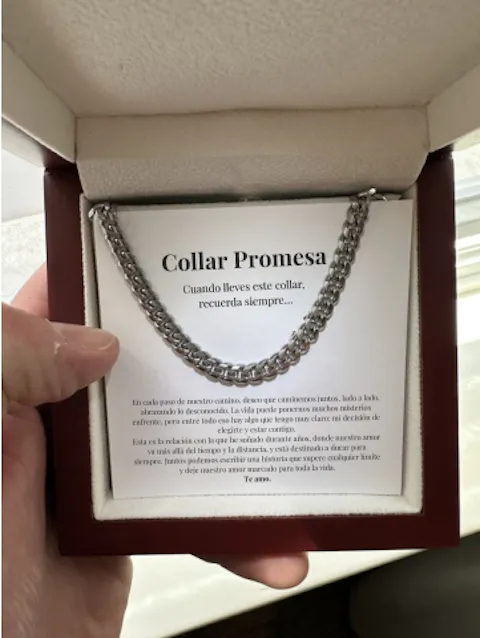 Collar Promesa para mi Hombre