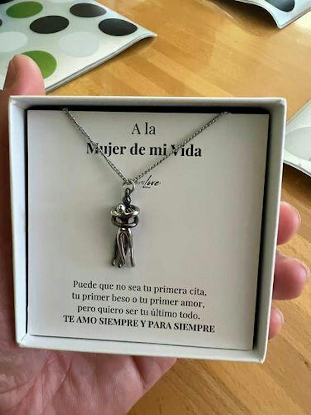 Collar Abrazo-Infinito® Dorado (con nota especial)