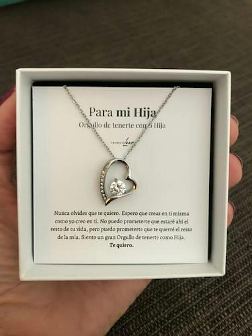 Collar Amor-Eterno™ para Mi Hija (con carta especial)