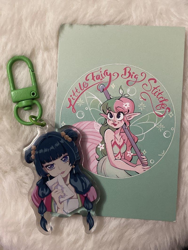 Customized double-sided effect keychain