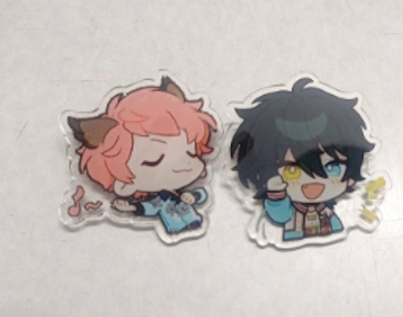 Custom acrylic brooch