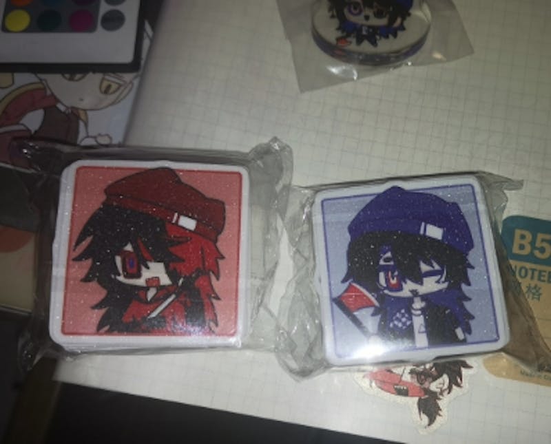 Rounded corner stickers