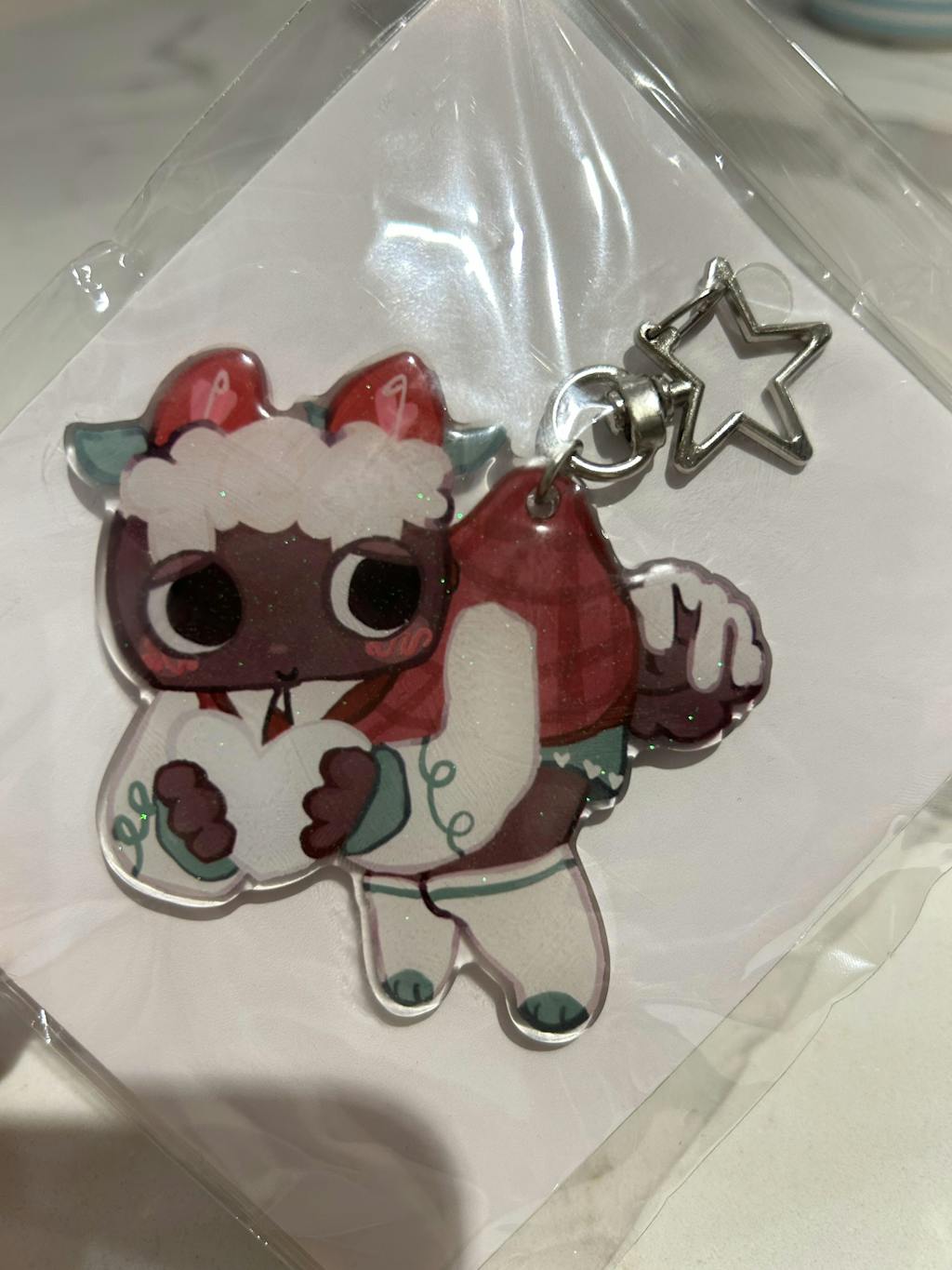 Customized double-sided effect keychain