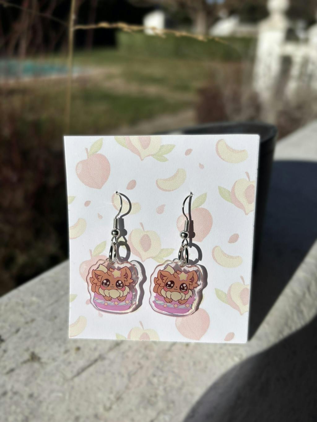 Custom Transparent Acrylic Earrings Pendant Earrings 1 Pair