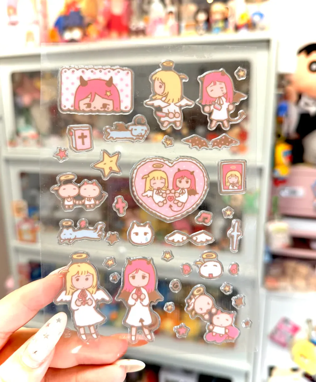 Custom Double Transparent Sheet Sticker