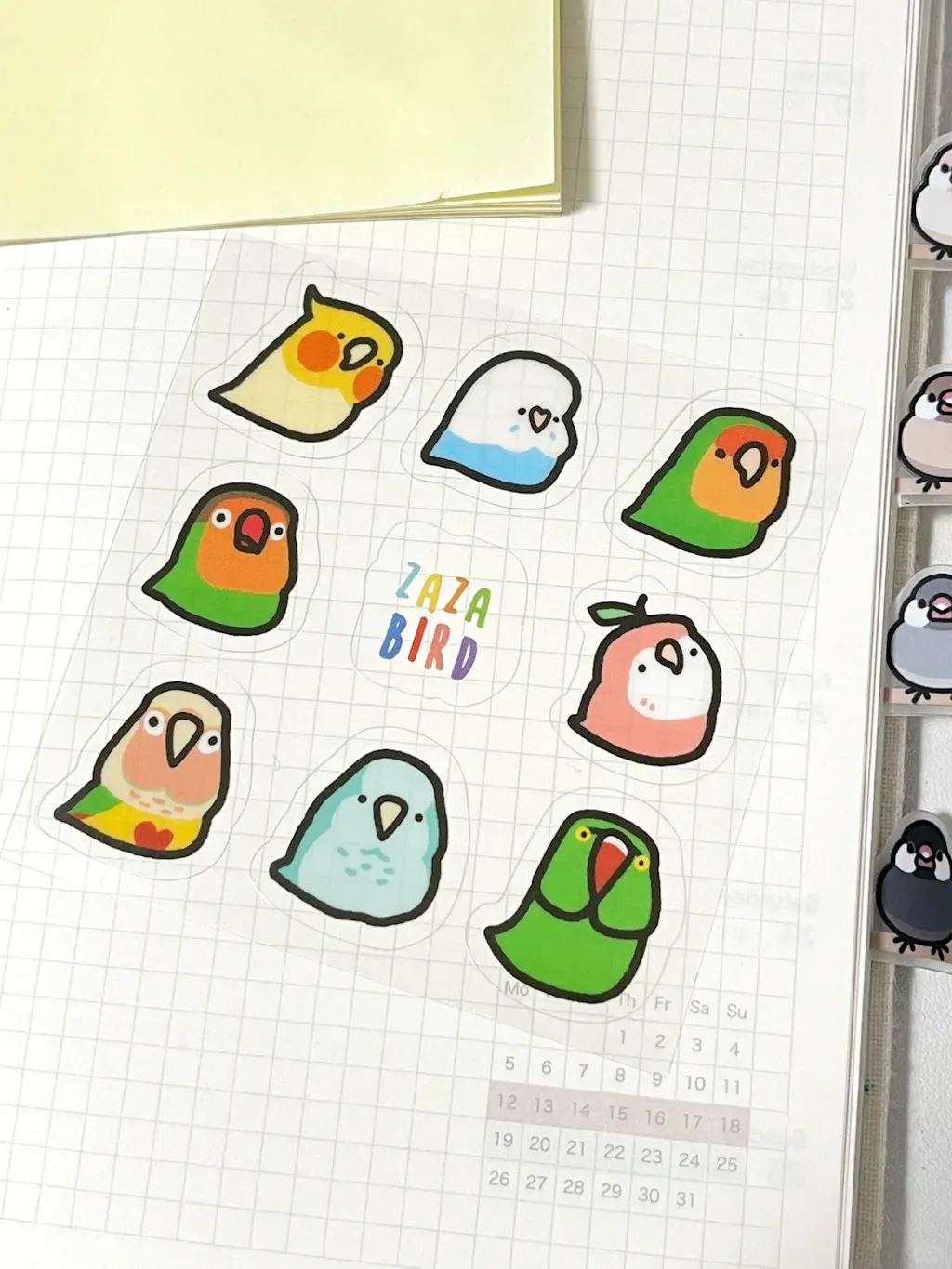 Custom Double Transparent Sheet Sticker