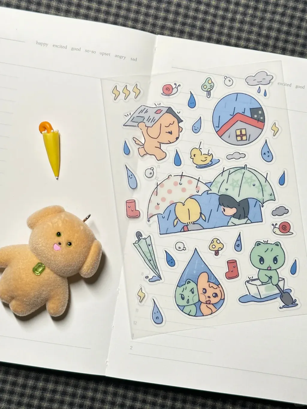 Custom Double Transparent Sheet Sticker