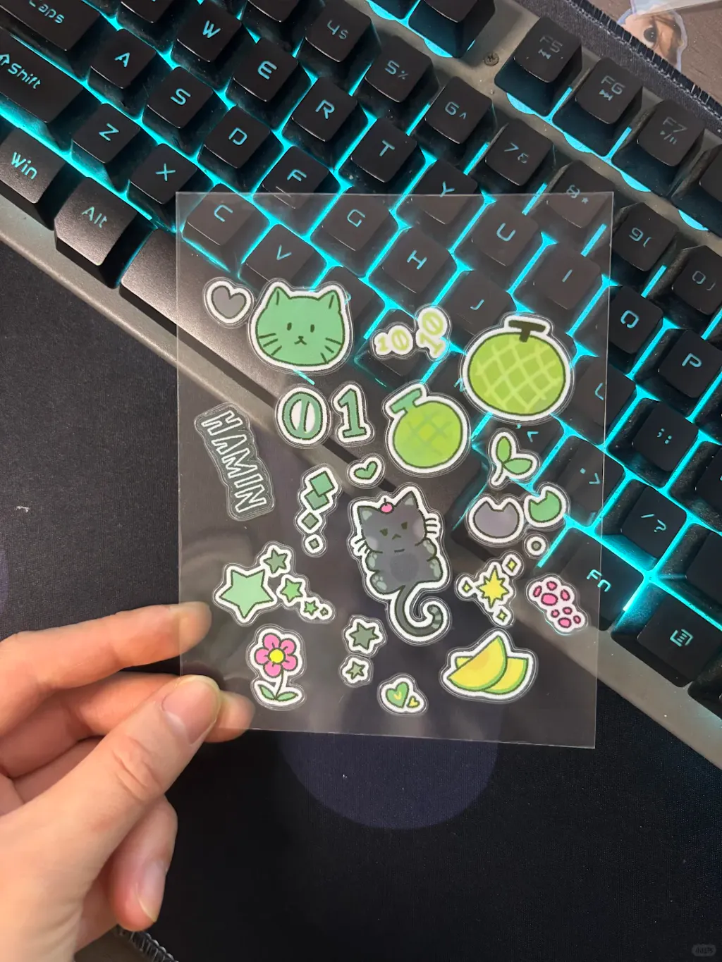 Custom Double Transparent Sheet Sticker