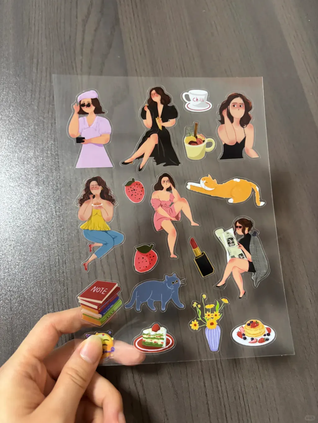Custom Double Transparent Sheet Sticker