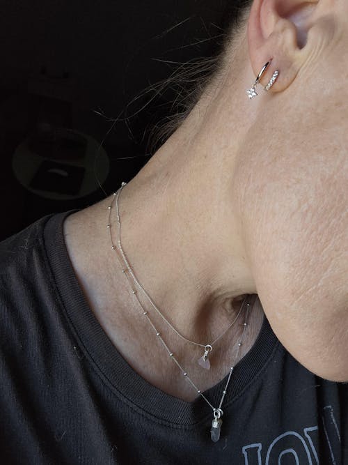 Freya Silver Clover Drop Earrings