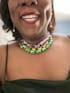 Peridot Georgian Collet Chokers | Anna Wintour Style | Mint Green Riviere Necklaces