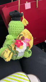 Customised Dino and bouquet
