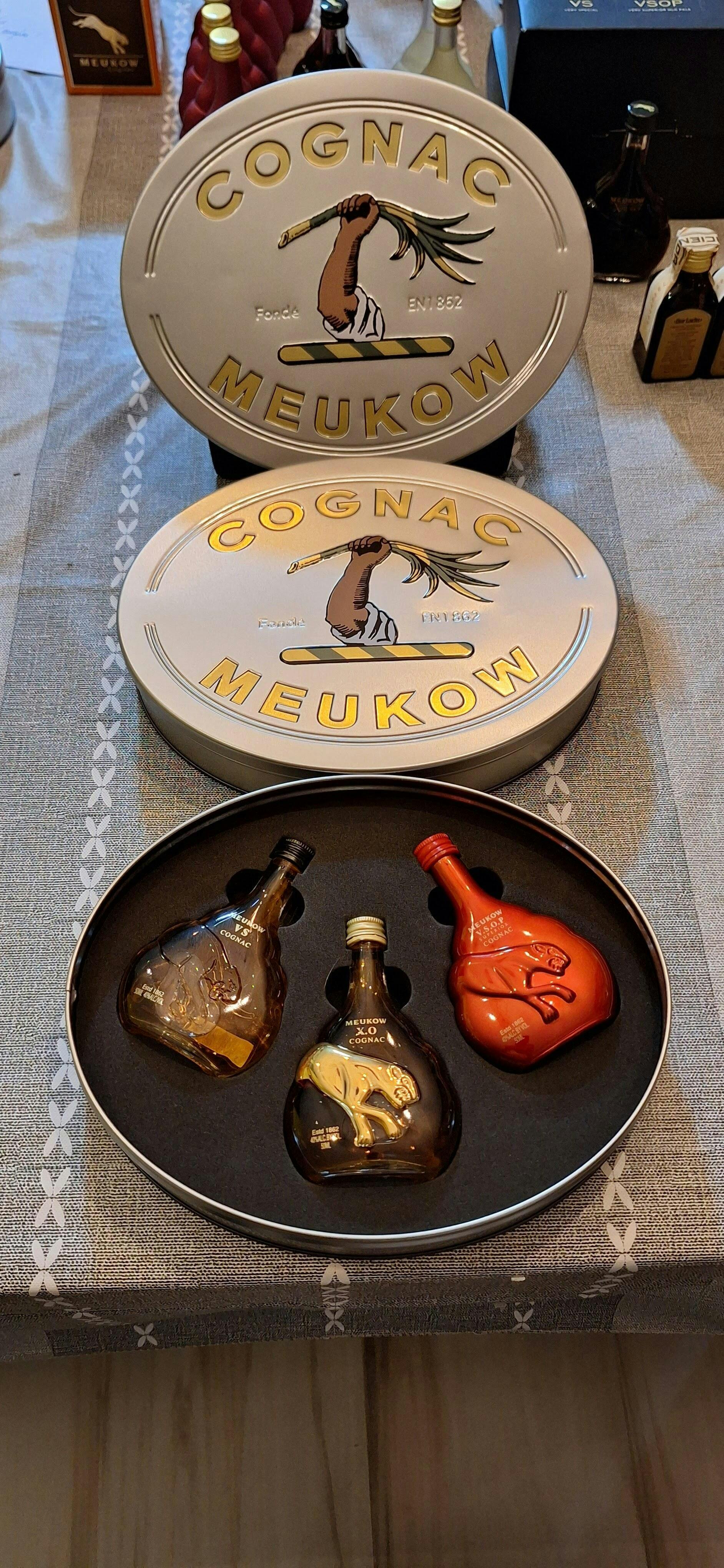 Meukow 3 Miniatures Gift Set – Cognac Select