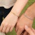 Bracelet à nœud minimaliste