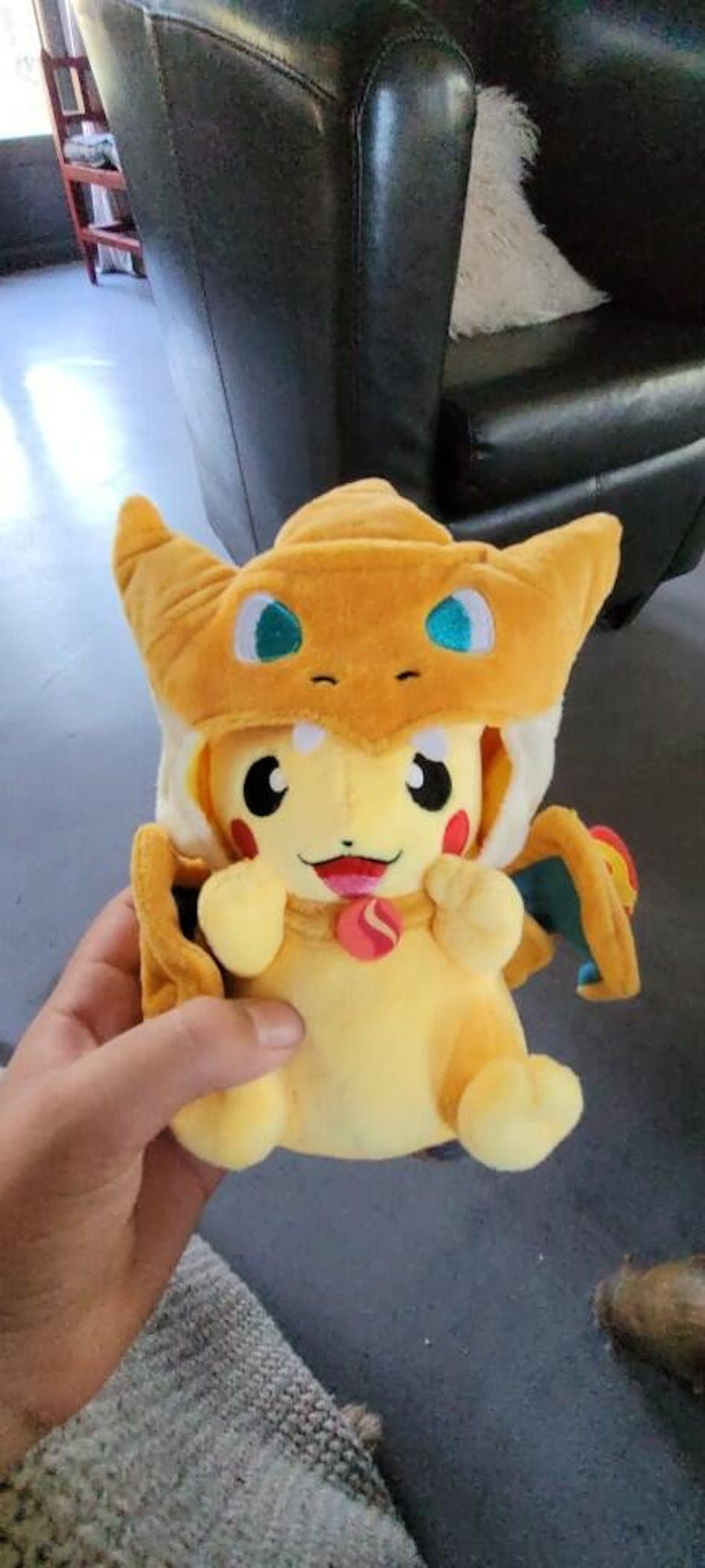 Peluche Dragon Pikachu Déguisé en livraison gratuite