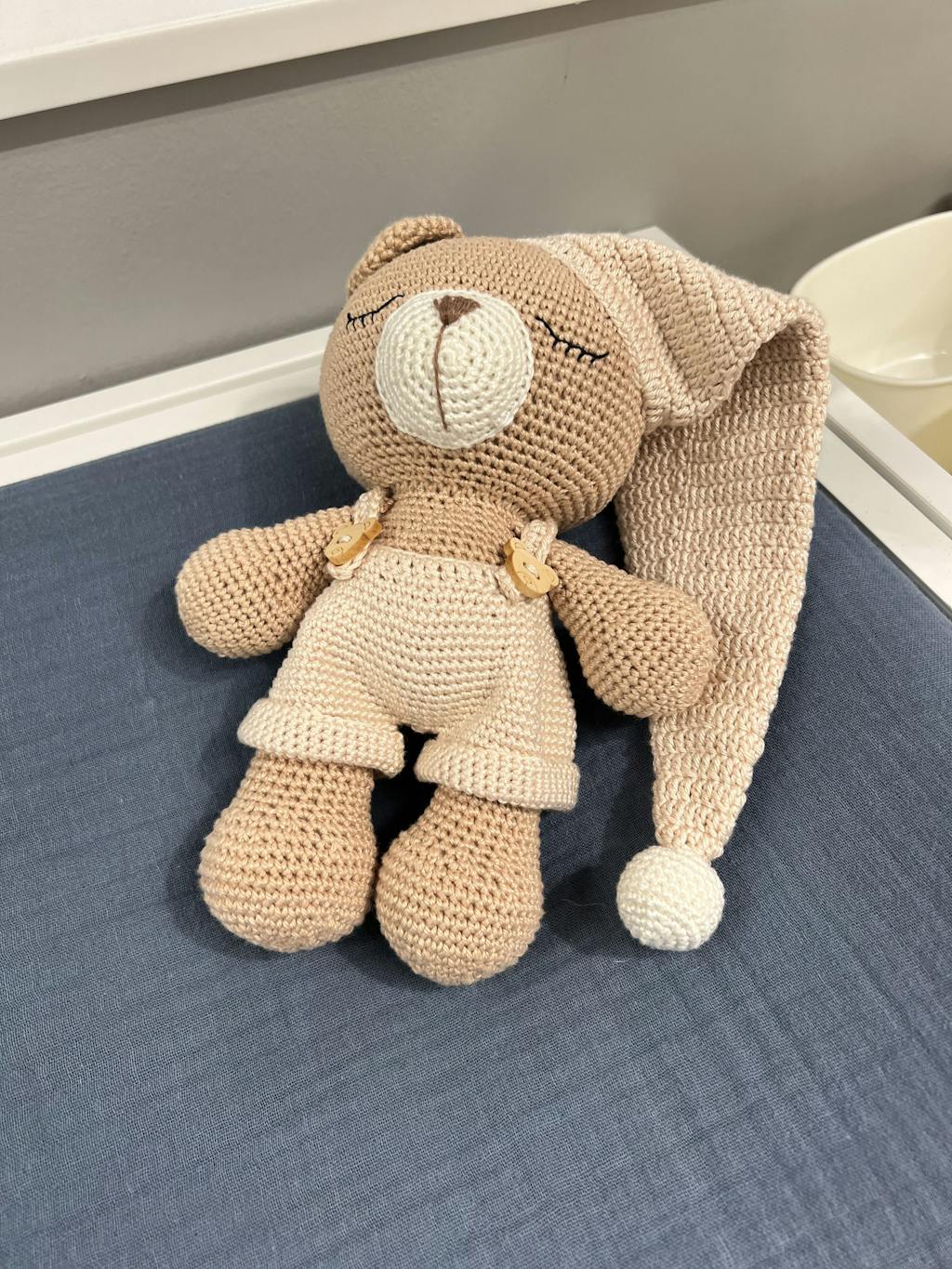 Schlummer-Teddy Beige