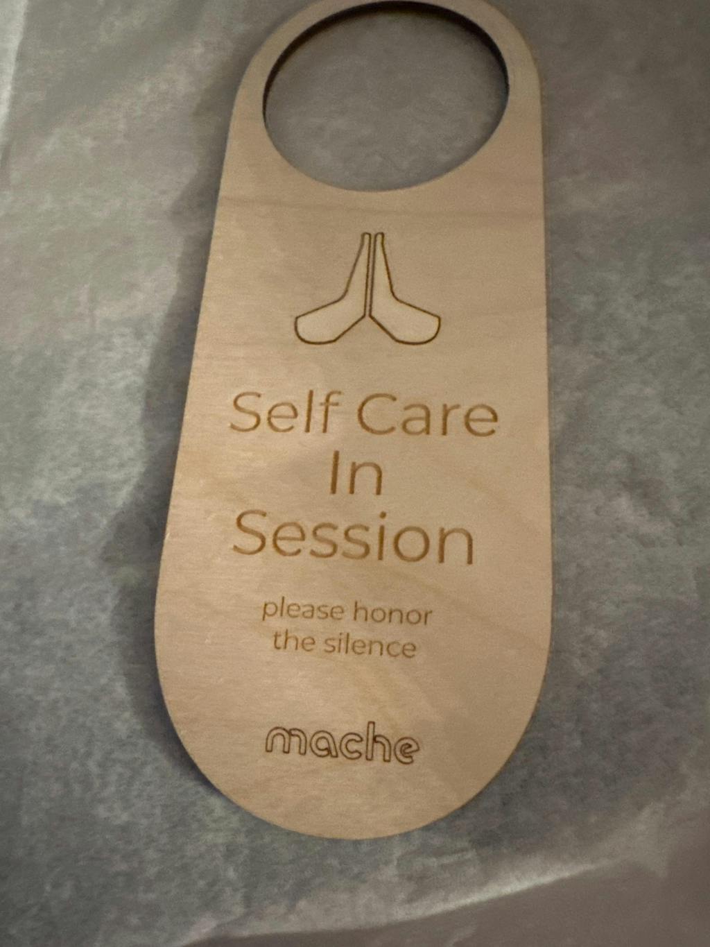 Self Care Sign | Self Care Door Hanger