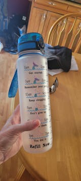 Just A Girl With Goals - Personalized Water Tracker Bottle – Macorner