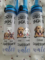 Manifesting Shit And Drinking Water - Personalized Water Tracker